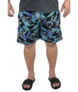 Short Estampado Tactel Elastano P M G GG Preto Cinza